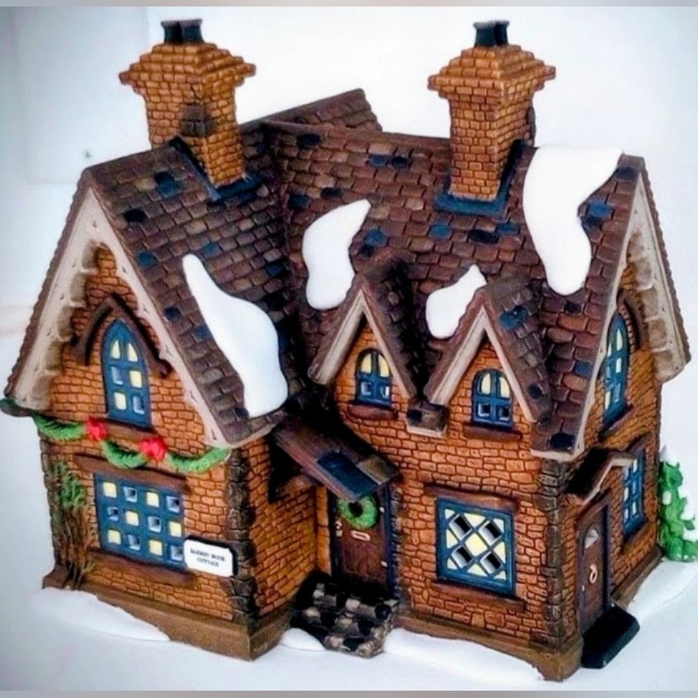 Dept 56 Mint 1997 BARMBY MOOR COTTAGE Dickens Village House Heritage Collection